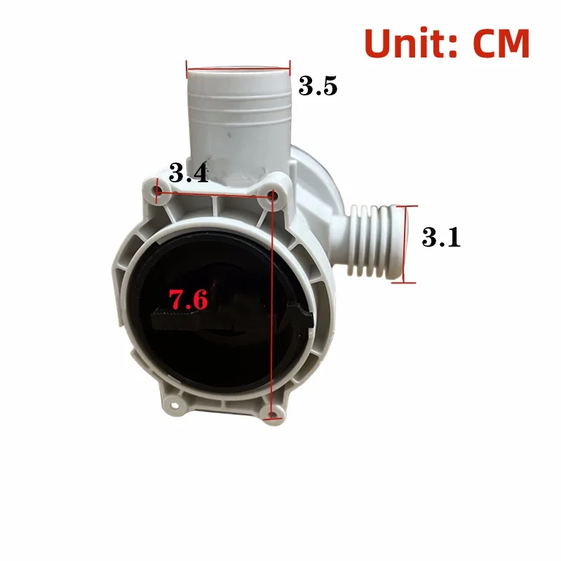 Фото Подходит для стиральной машины Haier G100108B12G, двигатель сливного насоса, полностью автоматический водяной насос, двигатель, клапан в сборе, запасная часть №5
