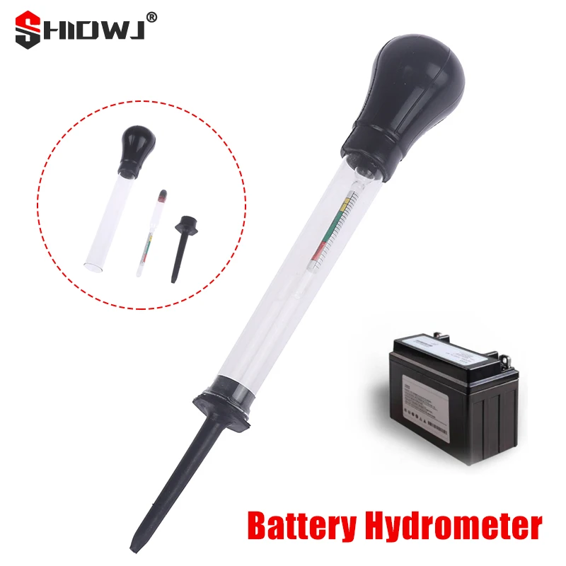

Car Electrolyte Battery Hydrometer Fast Dectection Electro-Hydraulic Density Meter Testing For Acid Or Alkaline Batterie Tool
