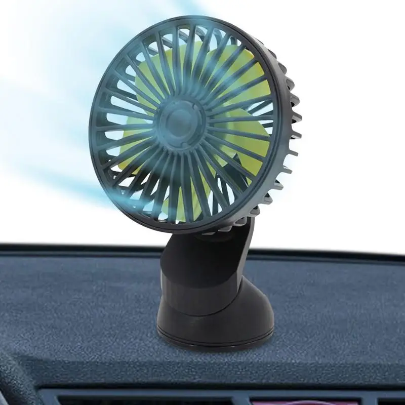 

Car Fan USB Electric Car Cooling Fan USB Powered Fan Car Cooling Strong Airflow 3 Speed Car Fan Adjustable Vehicle Fan For Car