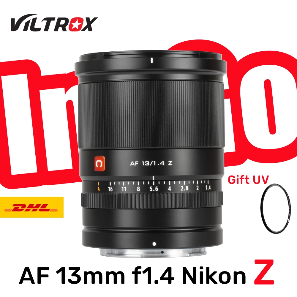 

Viltrox 13mm F1.4 Auto Focus Wide-Angle Prime Large aperture APS-C Lens for Nikon Z Mount Cameras ZFC Z50 Z7 Z6 Z5