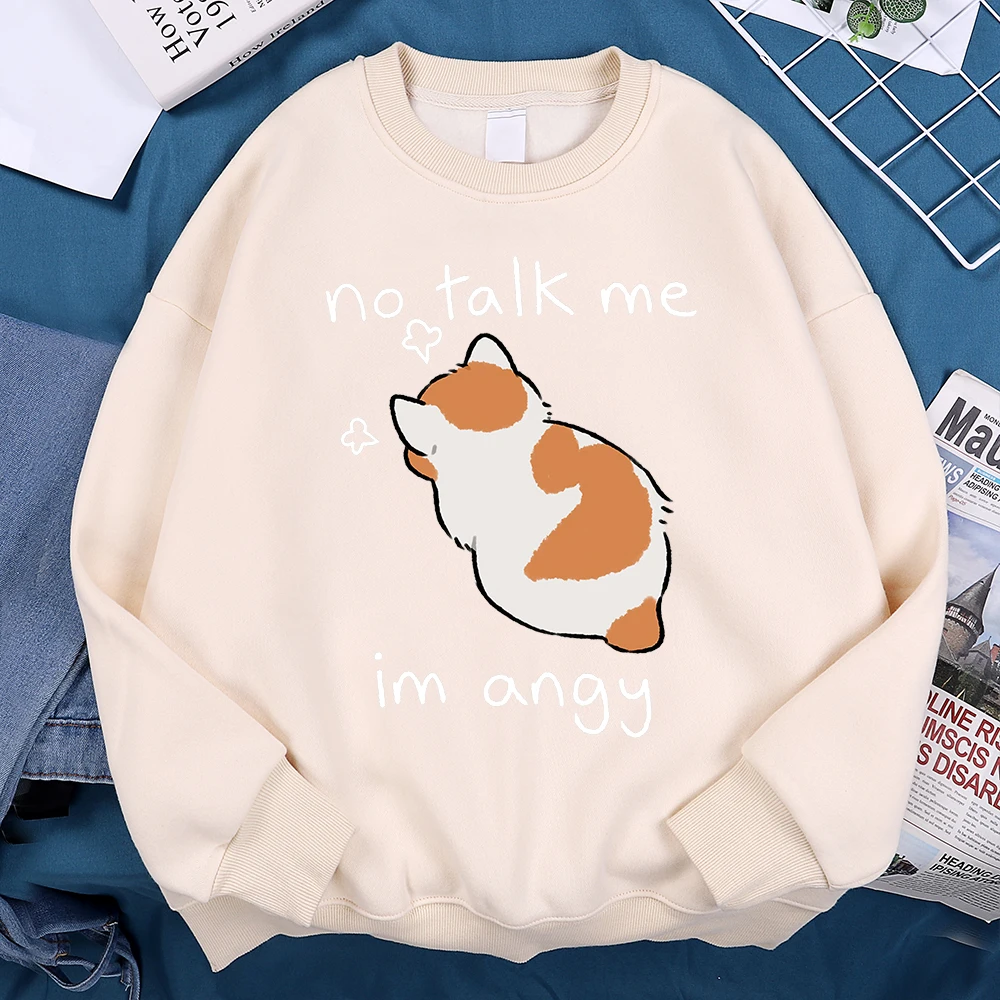 Мужская и женская толстовка с принтом Teekossc No Talk Me I Anay