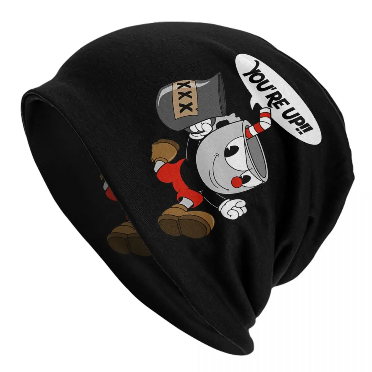 

Шапочка унисекс трикотажная, в стиле хип-хоп