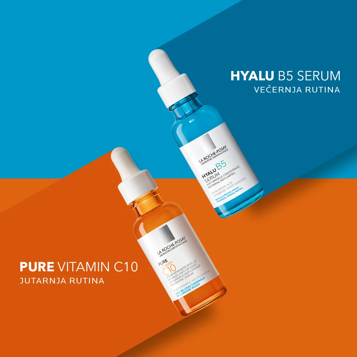 

La Roche Posay 30ml Pure HYALU B5/Vitamin C 10 Serum 50ml Whitening Even Skin Tone Anti-aging Repair Smooth For Sensitive Skin