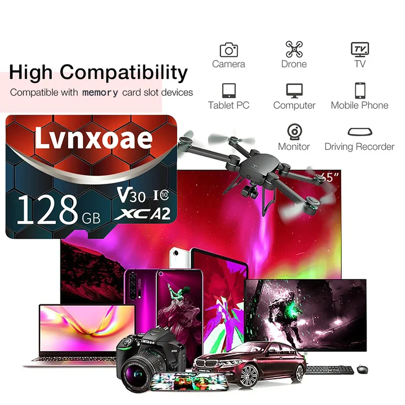Фото Оригинальная карта памяти SD 128 ГБ Class 10 V30 TF Card 64 ГБ Mini SD Card 32 ГБ 16 ГБ 8 ГБ A2 U3 Высокоскоростная карта памяти для планшета №4