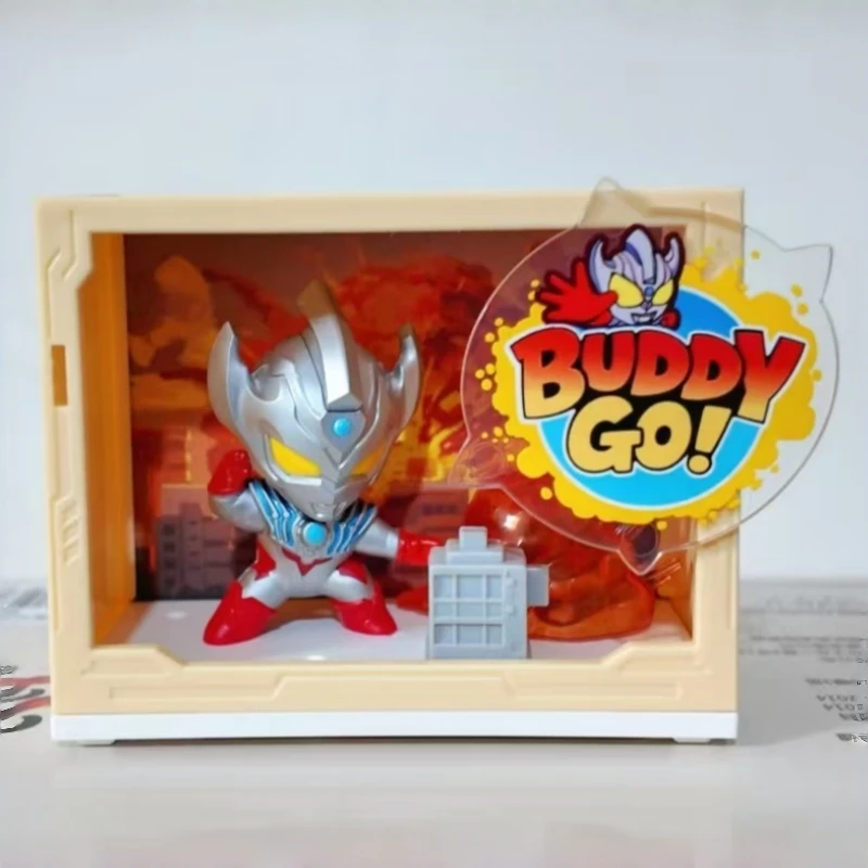Фото Конструктор BLOKEES Ultraman: Серия Vitality Theater 1st Toy City Hero — Тайга, Рейга, Зеттон, Белиал, Гид — Сборная модель, украшение, подарок №3