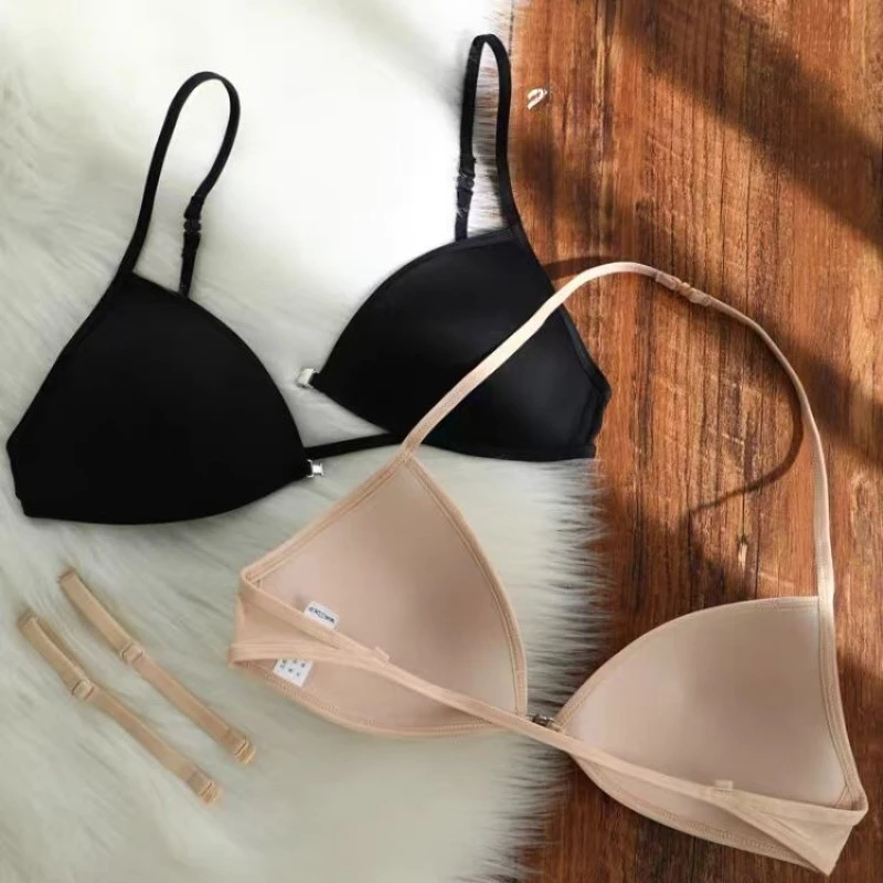 SP &amp CITY французские простые привлекательные бюстгальтеры с треугольной чашкой