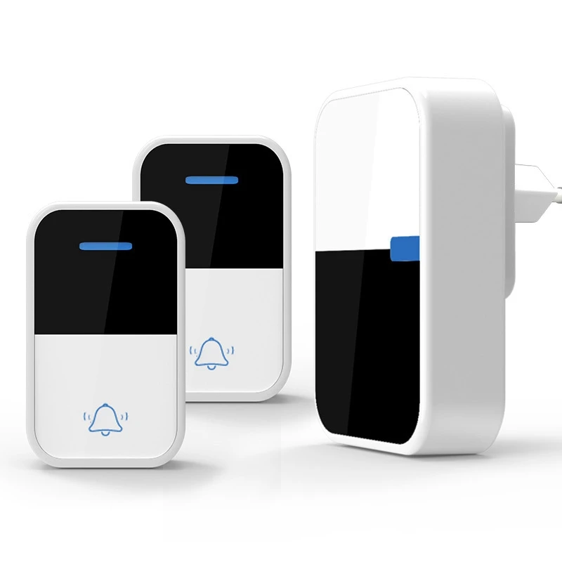 

Wireless Door No Battery Required Waterproof Self-Powered Doorbell Sets Home Outdoor Kinetic Ring Chime