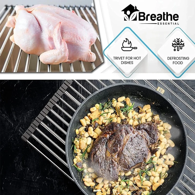 1020 tube foldable dish drying rack under sink shelf tray drainer bathroom gadgets home kitchen accessories free global shipping