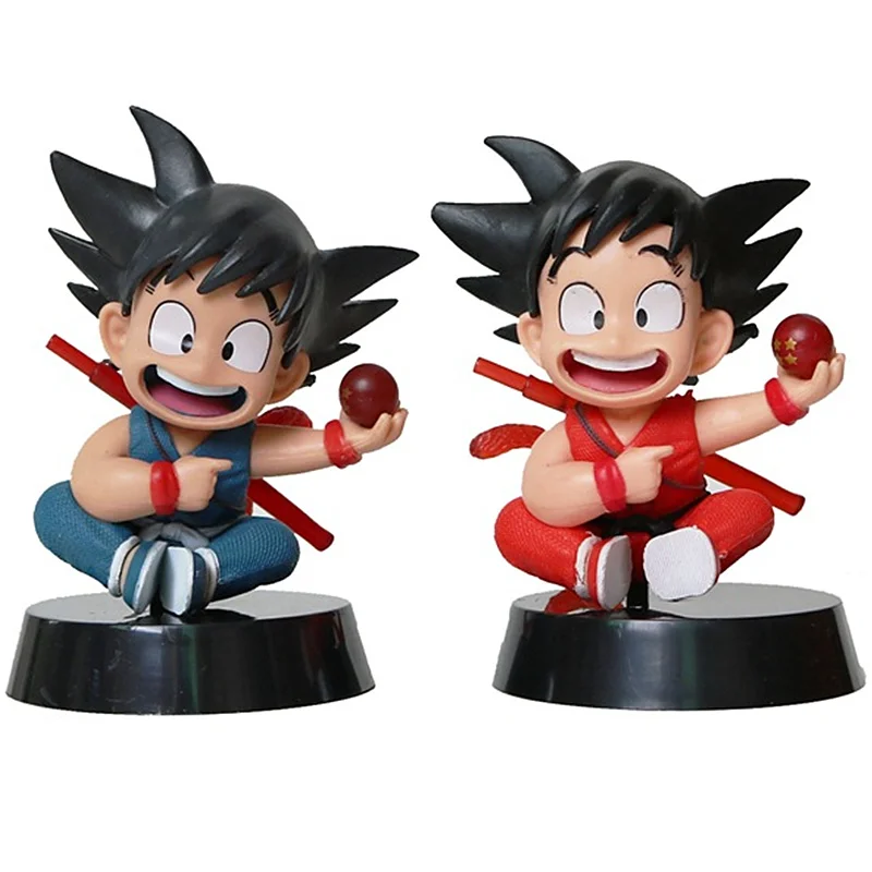 10.5Cm Anime Dragon Ball Z Figure Red Blue Son Goku Figures Action Figurine Model Ornaments Collection Cartoon Kids Toys Gift