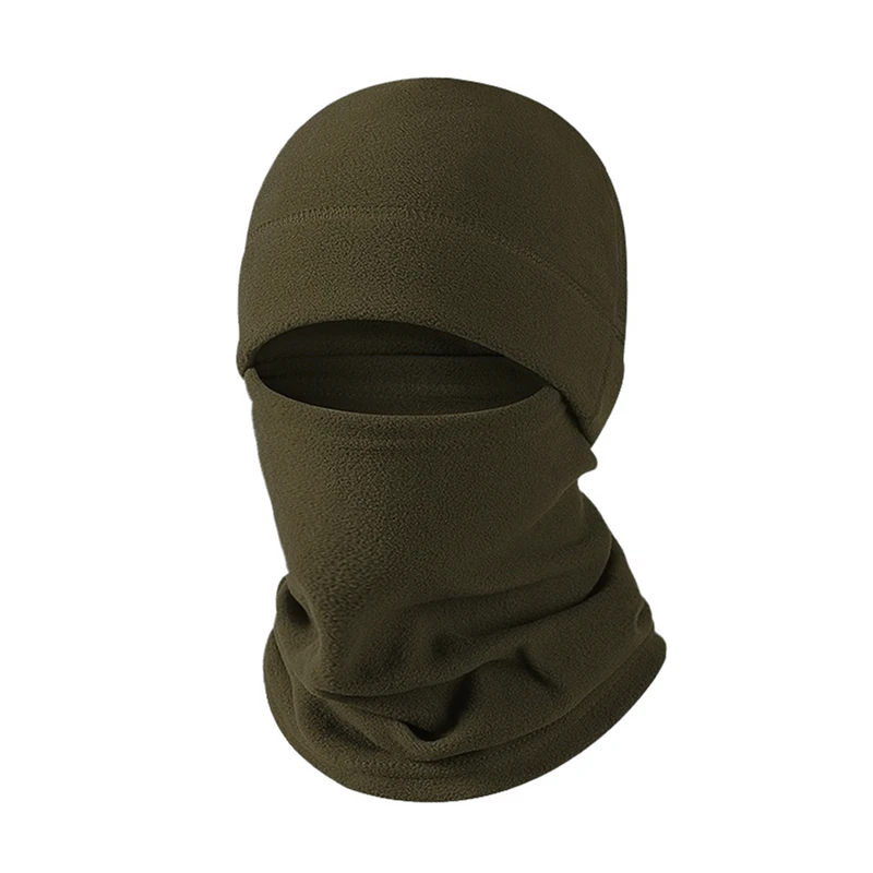 

Зимняя флисовая шапка-Балаклава с коралловым покрытием, мужская маска для лица, теплые шапки для шеи, термозащитный головной убор, тактичес...