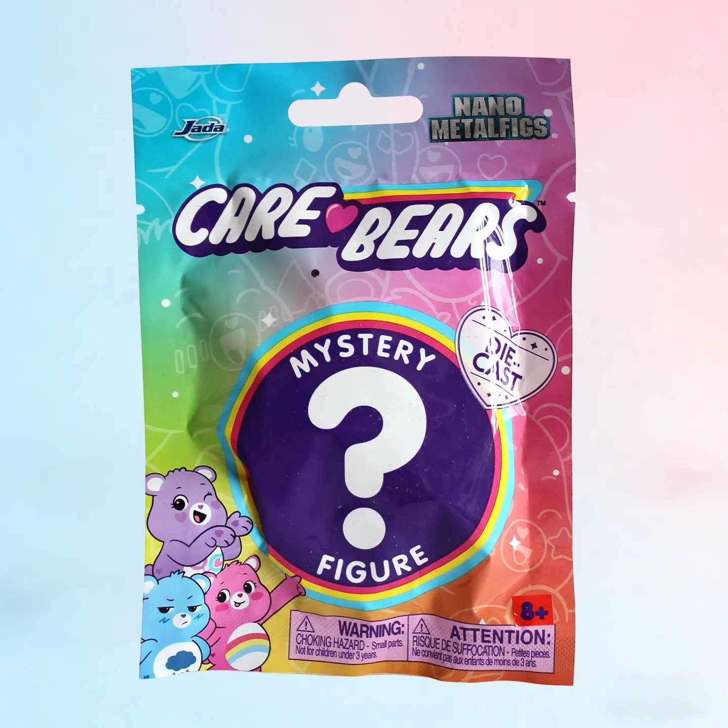 Фото Коллекционные металлические мини-фигурки Jada Nano Care Bears в закрытых пакетах: игрушки-модели, украшения, подарки для мальчиков и девочек №1