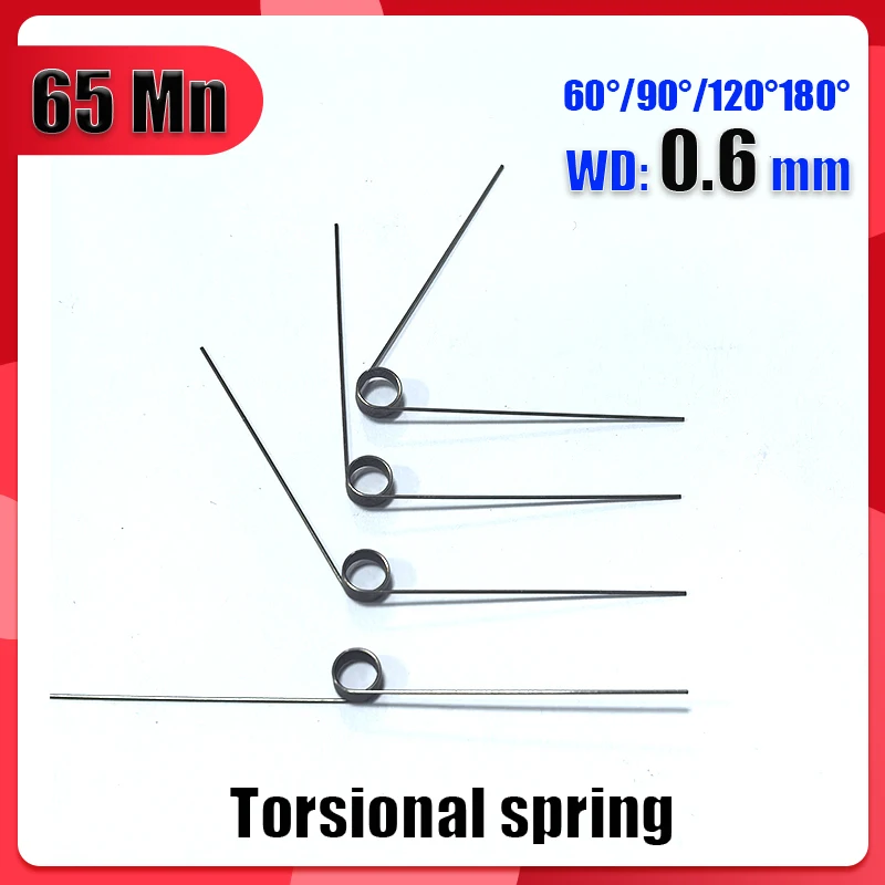 

Торсионные пружины V образные сталь 0,6 мм 10 шт