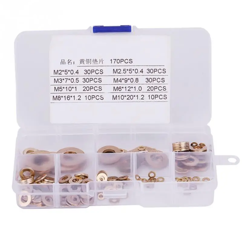 180 шт./компл. M2/M2.5/M3/M4/M5/M6/M8/M10 шайбы | Строительство и ремонт