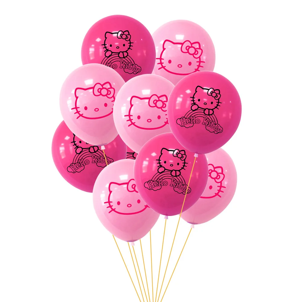 

Набор воздушных шаров Hello Kitty розового цвета
