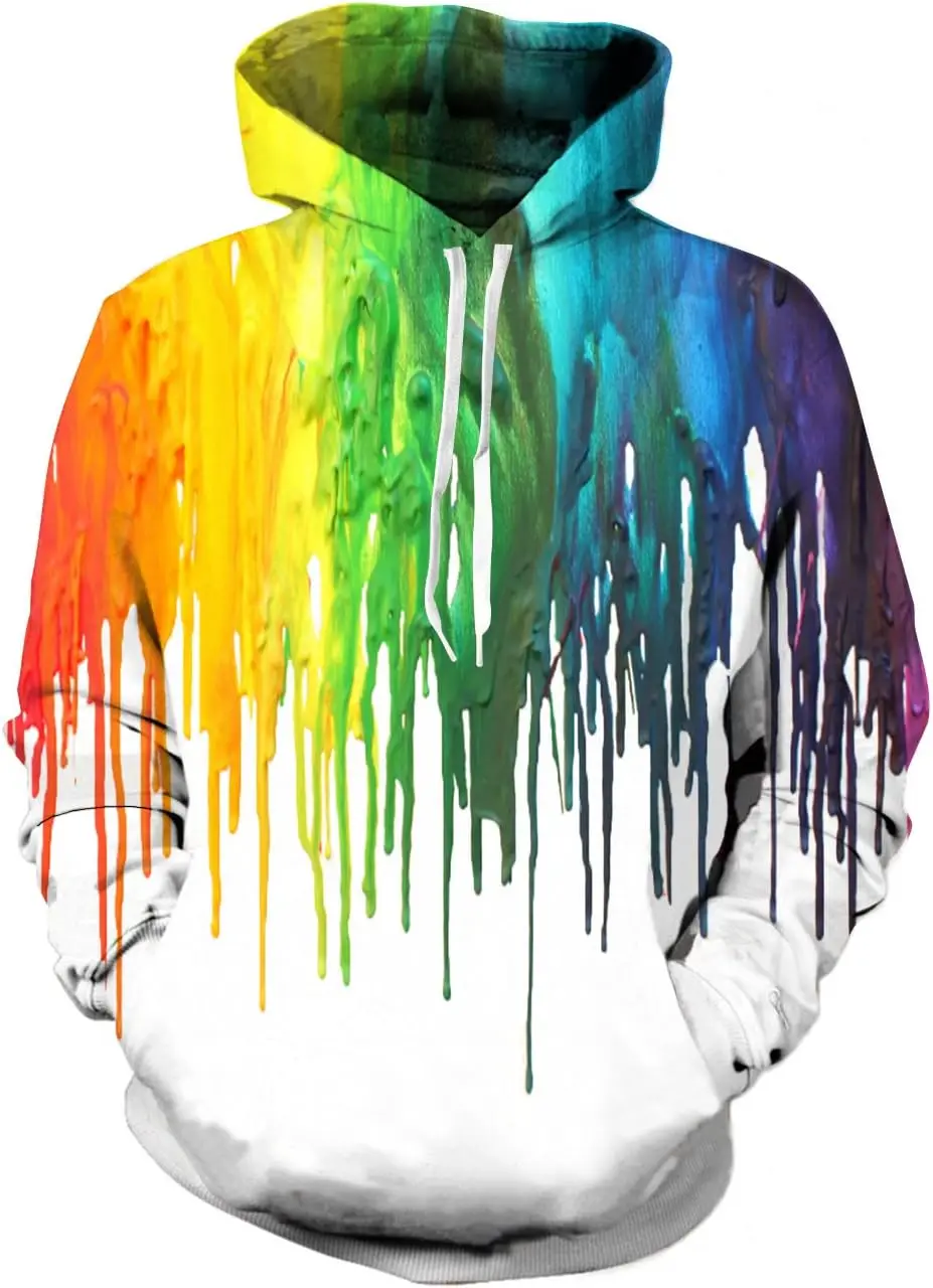 

New 3D Digital Printing Leisure Sports Fashion Trend Street Sports Men's Hoodie