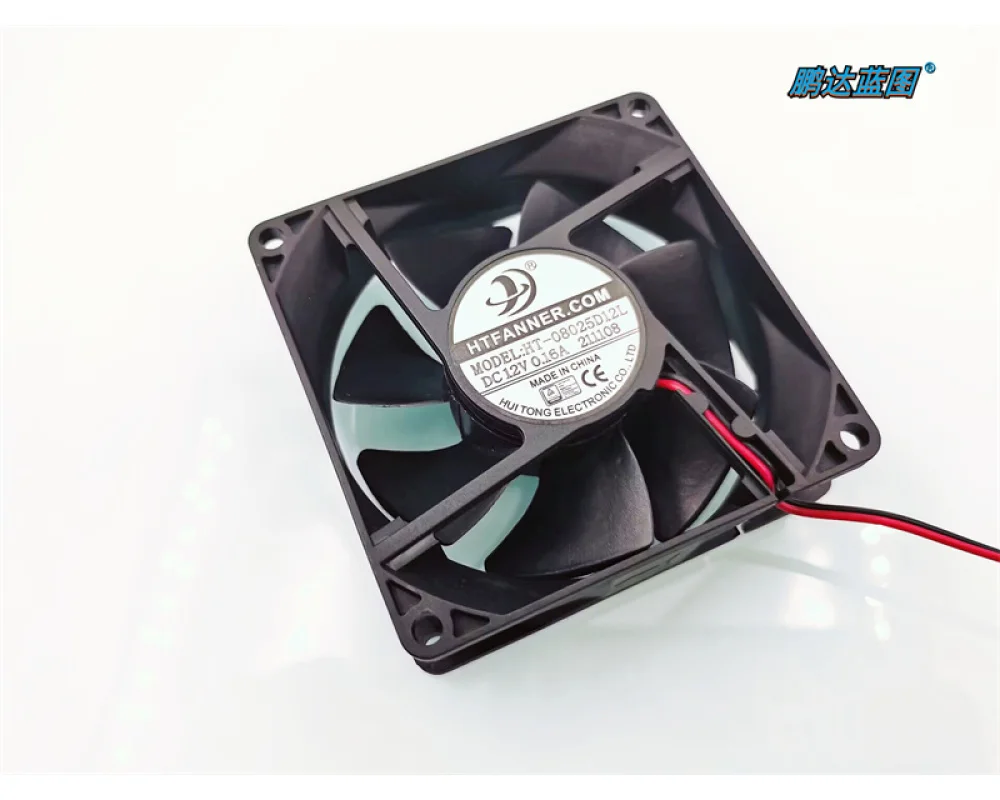 

New Silent 8025 Dual Ball Bearing 8CM Cm 12V Low Rotation 1414 Computer Chassis Cooling Fan 80*80*25MM