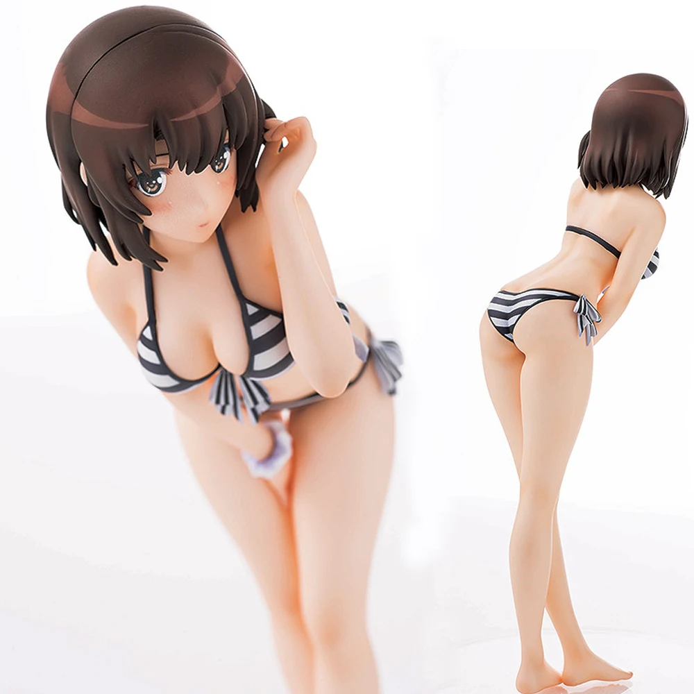 

Anime Girl Figure Saenai Heroine no Sodatekata Kato Megumi 1/8 Swimsuit Style Action Figure PVC Collection Model Toy Dolls