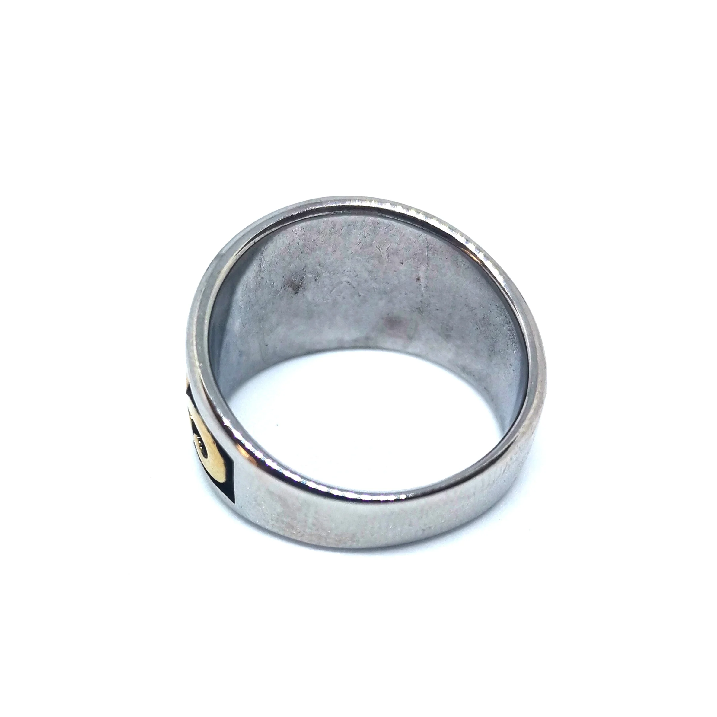 Кольца Megin D из нержавеющей стали титана в стиле ретро для мужчин и женщин