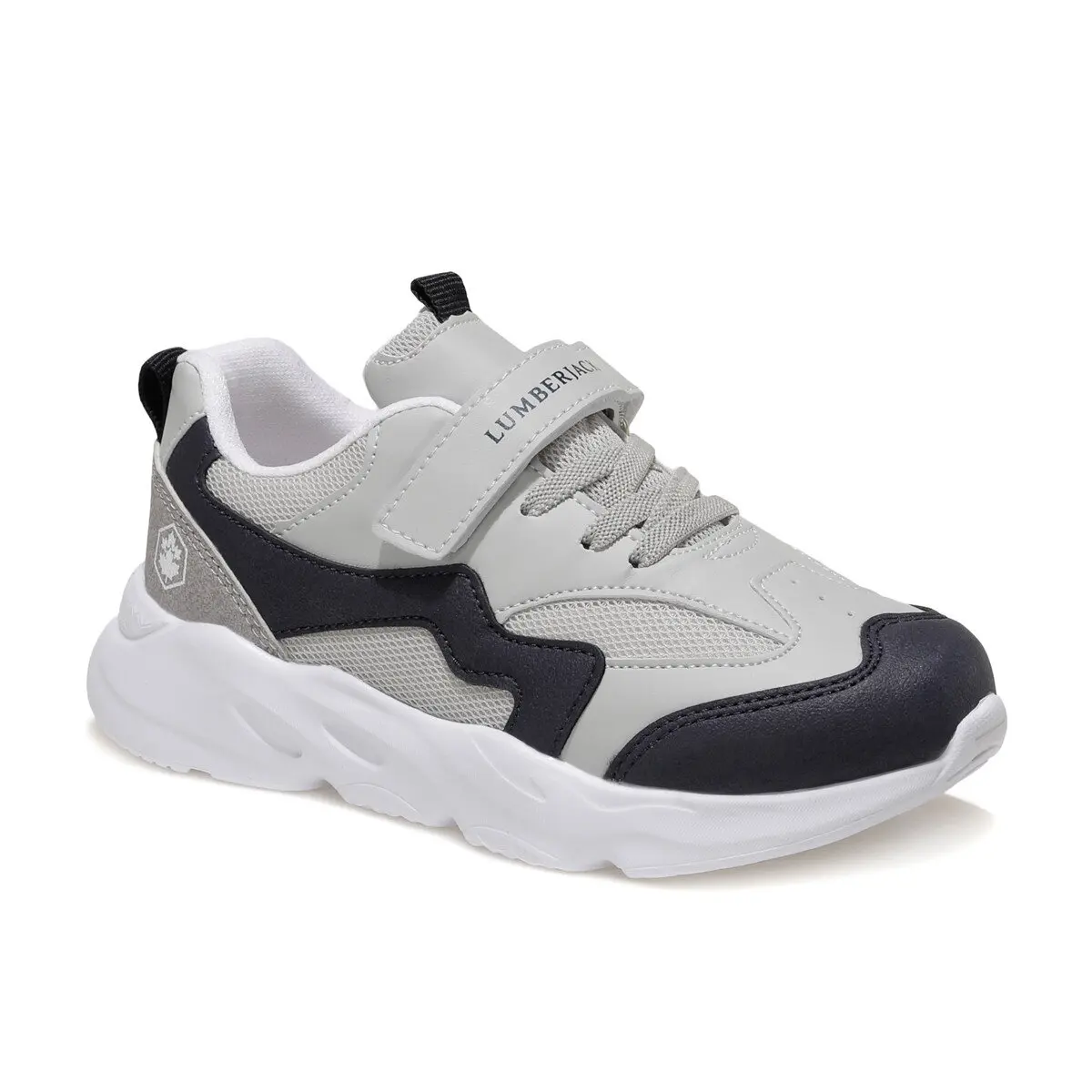 

Детские беговые кроссовки RACE 1FX серого цвета