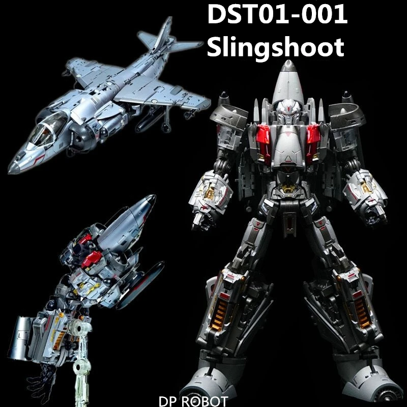 

IN STOCK Transformation Dream Star Toys DST01-001 Slingshoot Slingshot DST01-002 F16 Fighter Jets Action Figures With Box