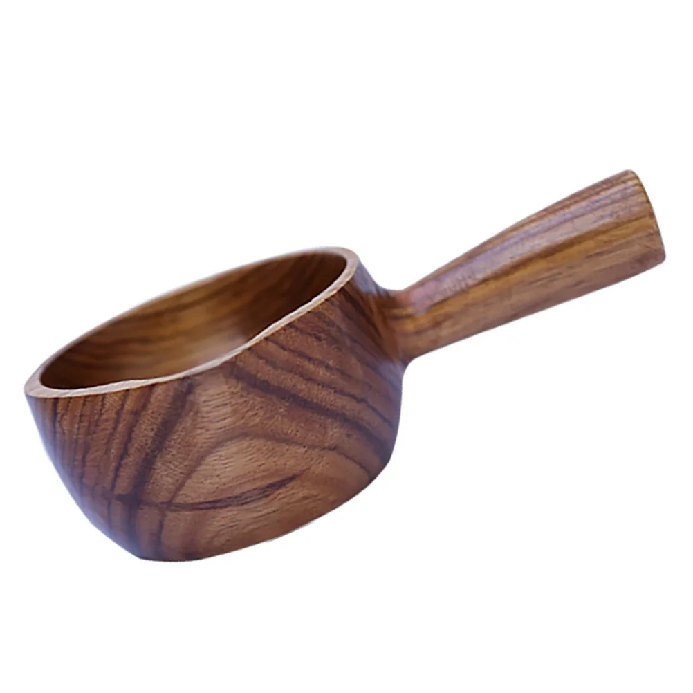 

Water Ladle Scoop Spoon Wooden Bath Dipper Wood Cup Kitchen Hair Rinse Soup Bailer Handle Serving Washing Tea Wash Japanese