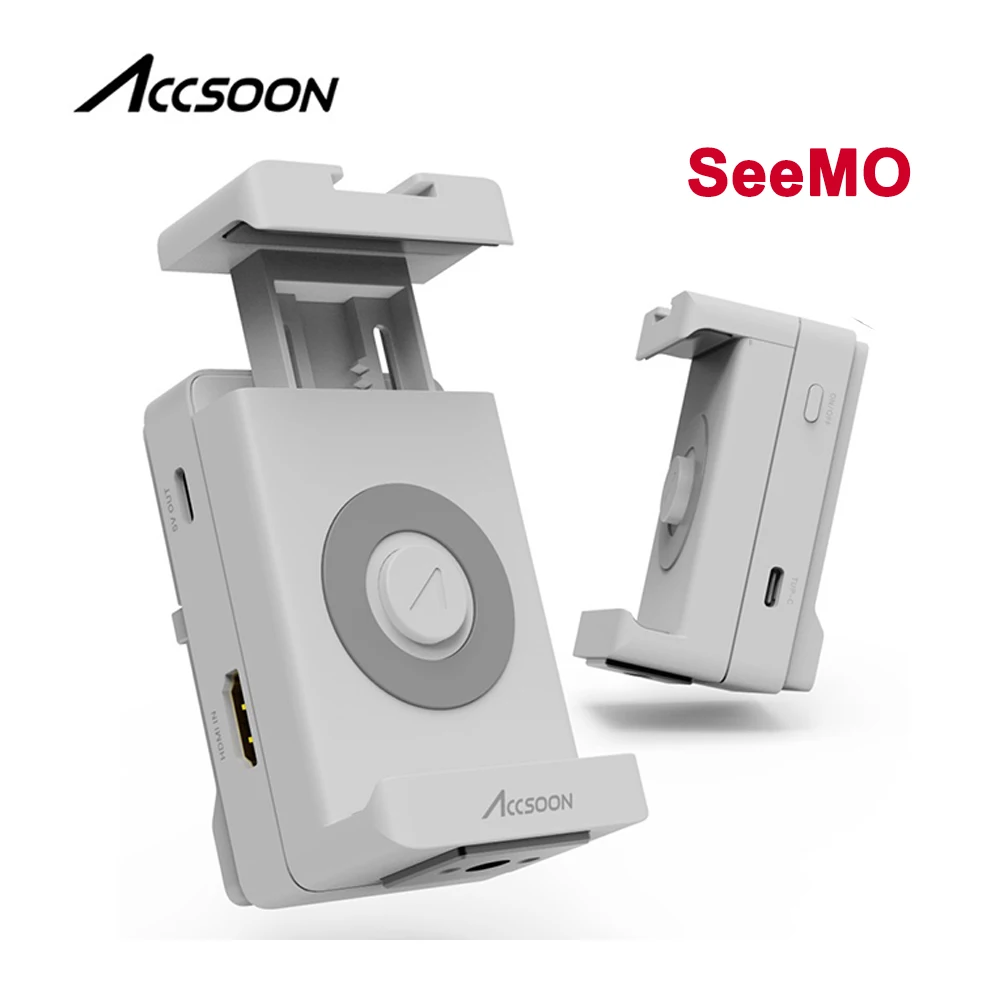Фото Accsoon SeeMO Адаптер видеопередатчика Держатель телефона для iPhone iPad Мониторинг Запись HDMItoIOS Видеозахват Адаптер монитора №1