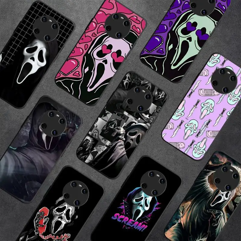 

Ghostface horror Scream Phone Case for Huawei Y 6 9 7 5 8s prime 2019 2018 enjoy 7 plus