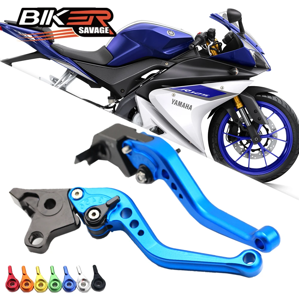 

Short Brake Clutch Levers For YAMAHA YZFR125 YZF R125 2012-2019 2018 Motorcycle Accessories Handles Lever Adjustable YZF-R125