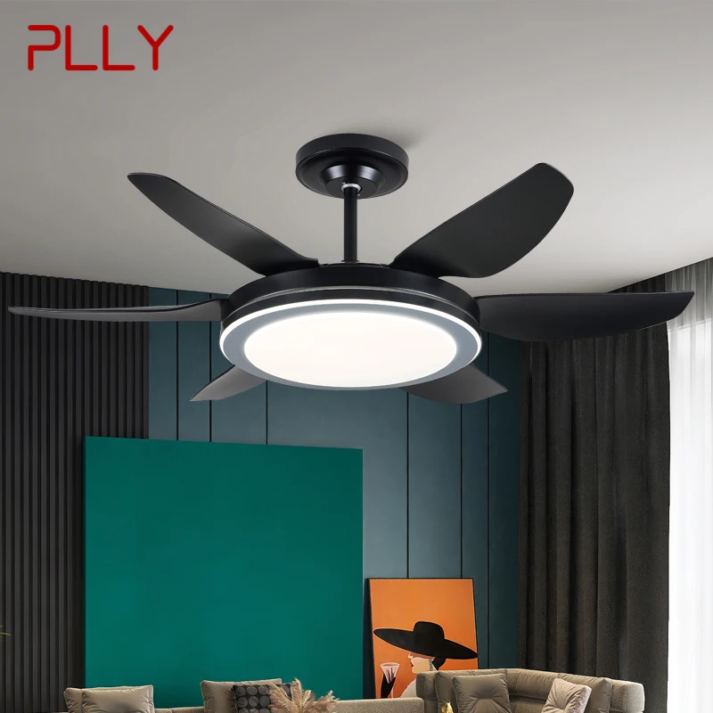 

PLLY Fan Light Nordic LED Ceiling Fan Light Modern Minimalist Restaurant, Living Room, Bedroom Commercial Electric Fan