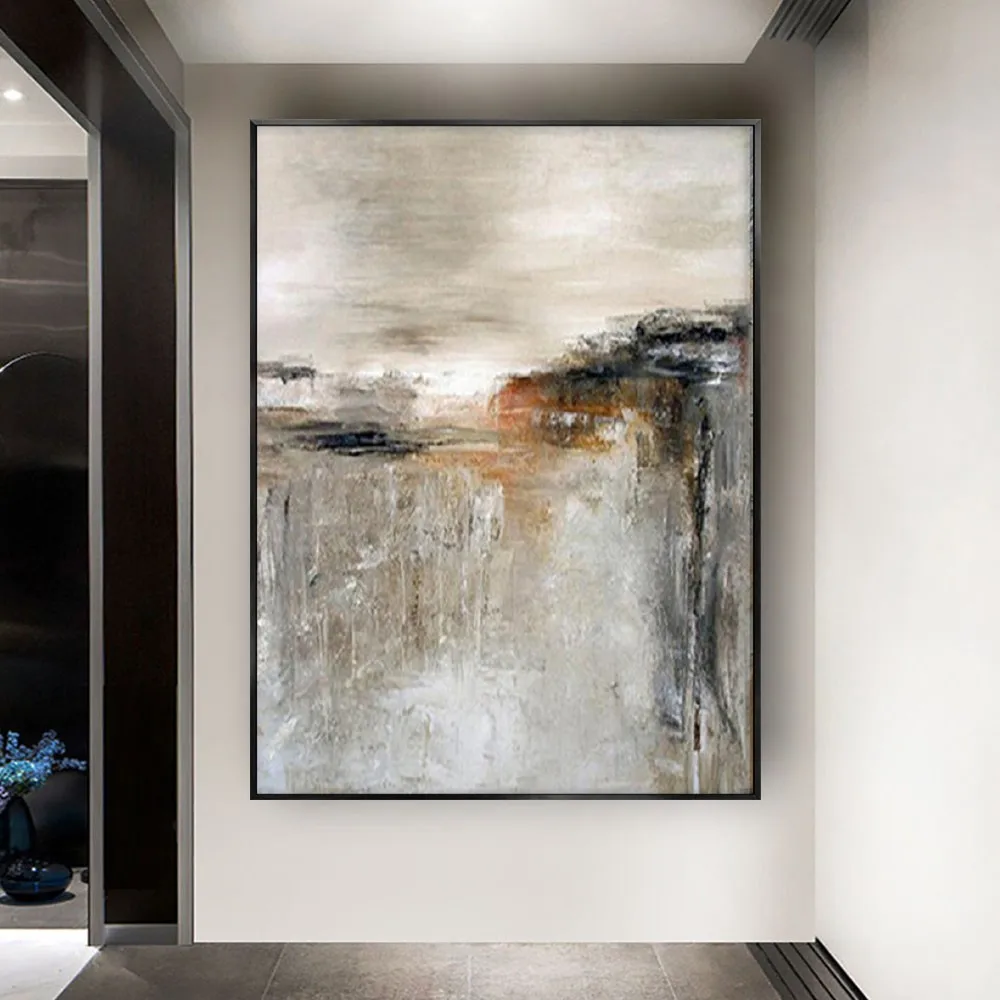 

Hand Painted Oil Paintings On Canvas Home Decor Art Wall Abstract Waterfall Scenery Painting No Frame Decorate Living Room