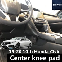 for 2015 2021 10th honda civic car knee cusion pad interior accessories car knee pad cusion center console driver side soft pad