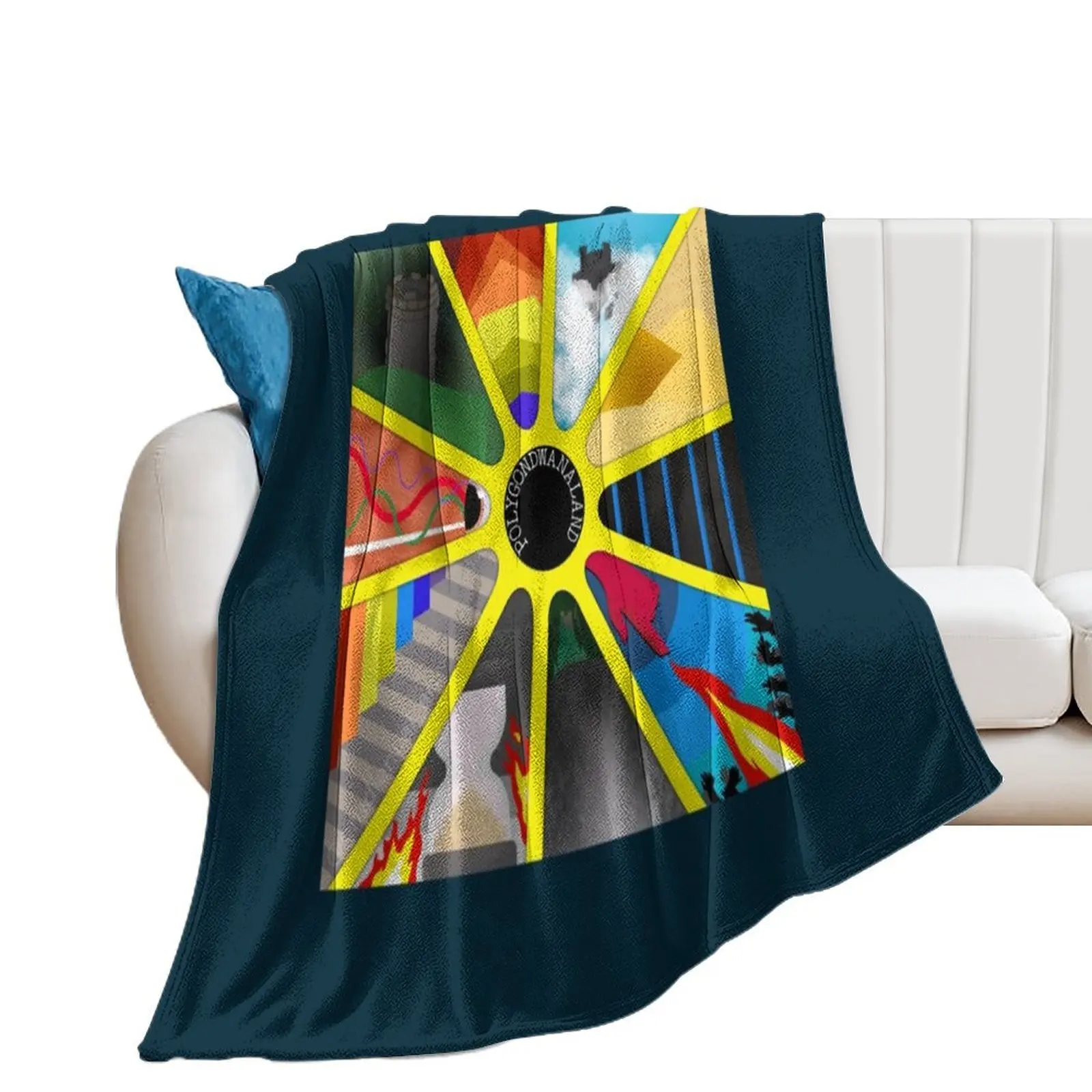 Кинг гизкард и ящерица волшебник Polygondwanaland минималистичное покрывало одеяло