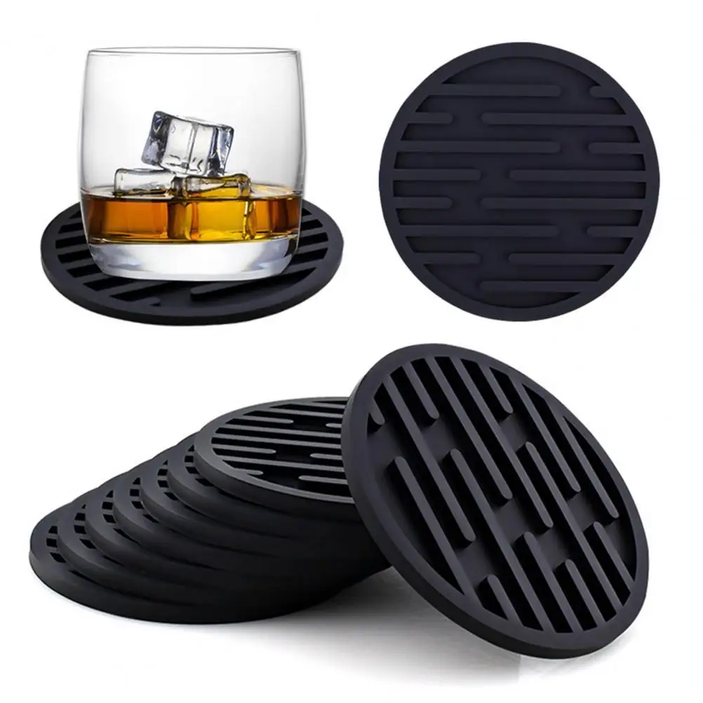 

Cup Mat Good Table Protective Round Pad Table Decor Eco-friendly Heat Resistant Drinks Coaster