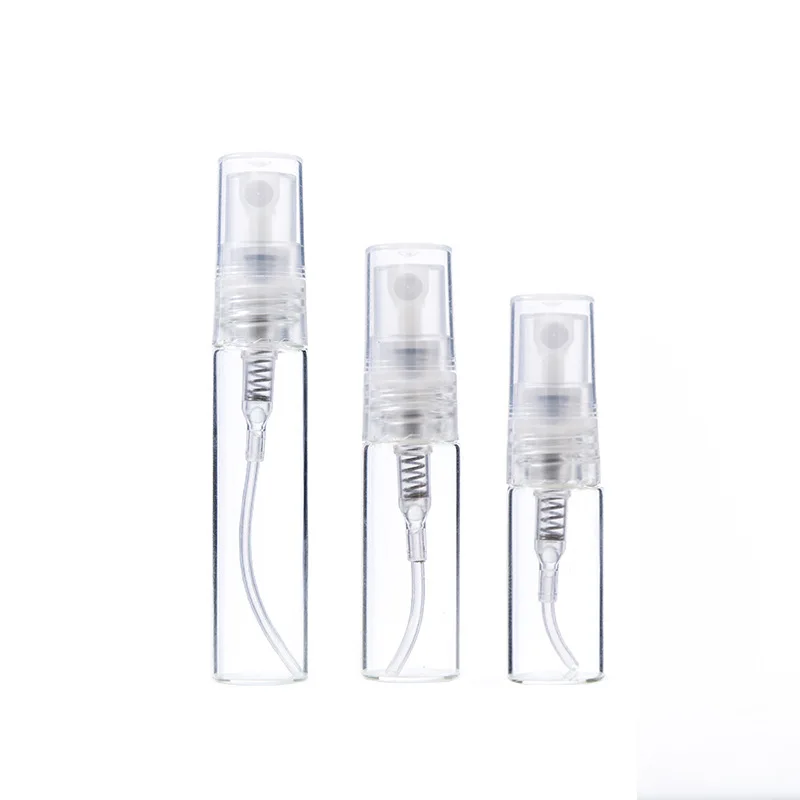5/10Pcs 2ml 3ml 5ml 10ml Mini Portable Perfume Bottle Spray Refillable Cosmetic Sample Glass Bottling Empty Container images - 6