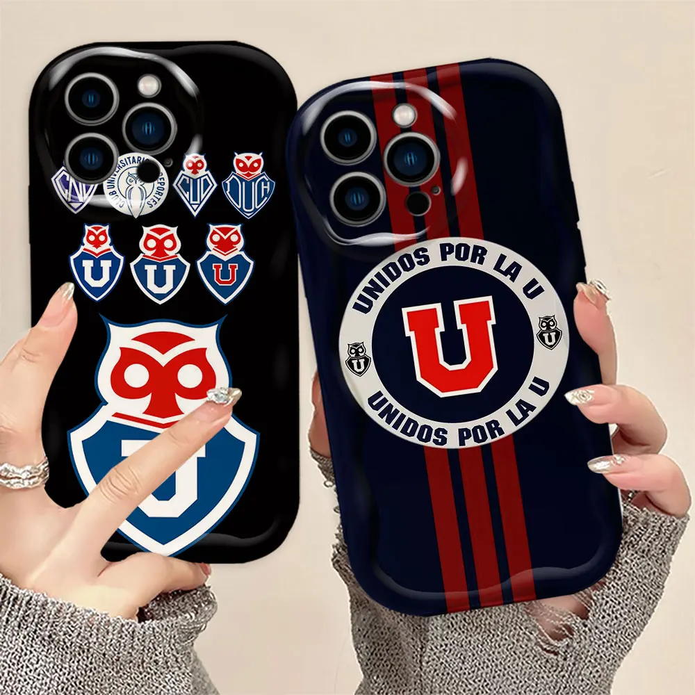 Чехол для мобильного телефона University Of C-Chile Football Cream White Curve Apple iPhone 11 12 13 14 6 S MINI PRO PLUS