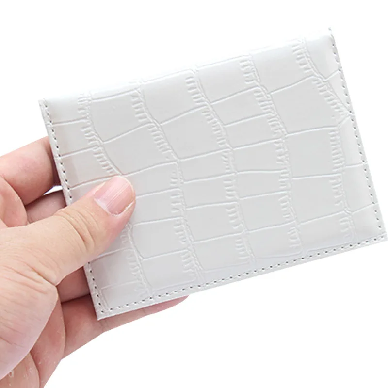 Passport Cover Crocodile Pattern PU Leather Packet Case ID Credit Cards Passport Holder Wallet Purse Bags Travel Accessories