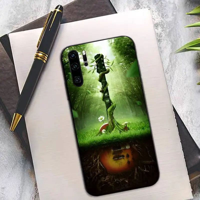 Guitar Music Phone Case for Huawei P30 40 20 10 8 9 lite pro plus Psmart2019