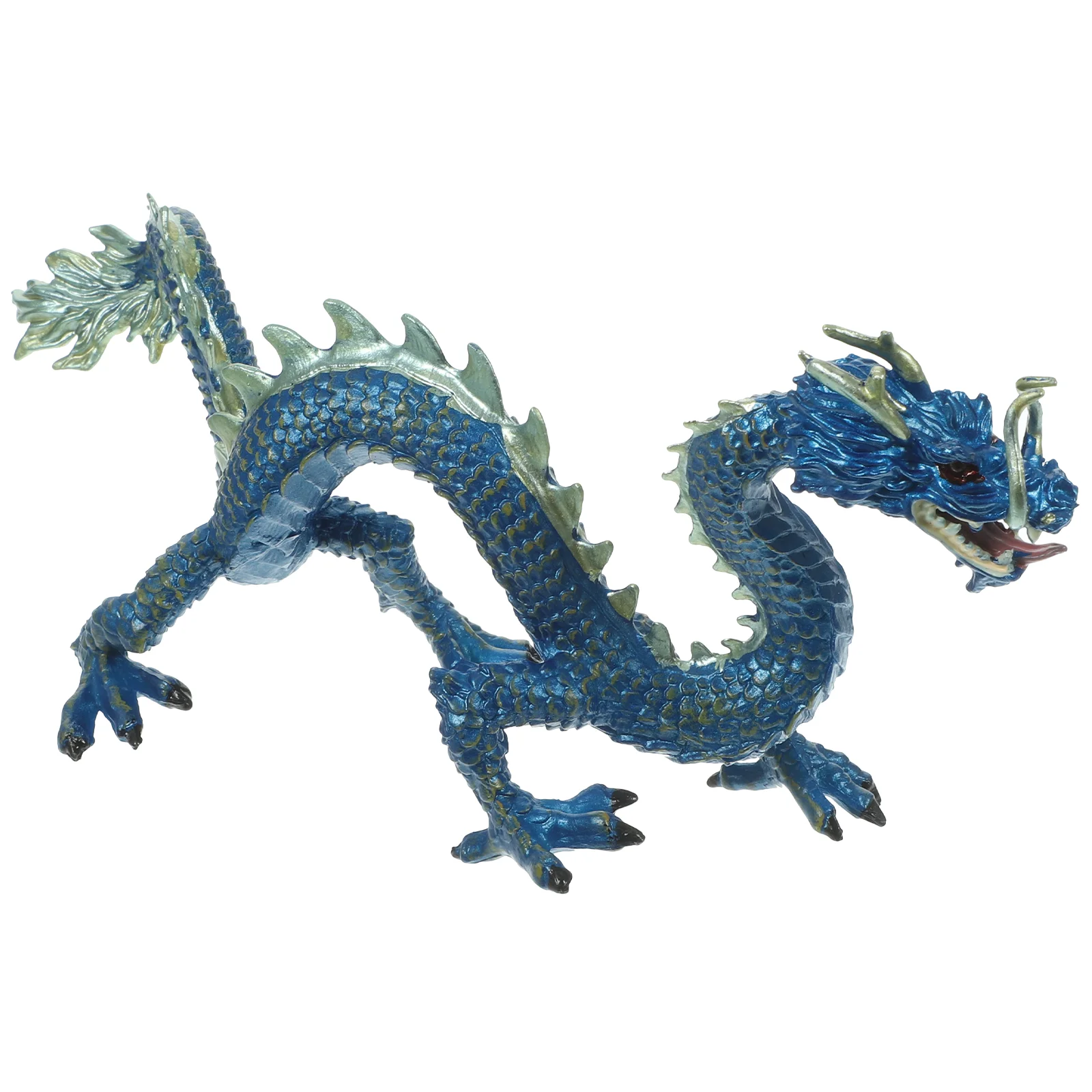 

Модель китайского дракона, декоративное украшение для дома, когнитивные игрушки-животные, статуэтки, ремесленные украшения, статуэтка