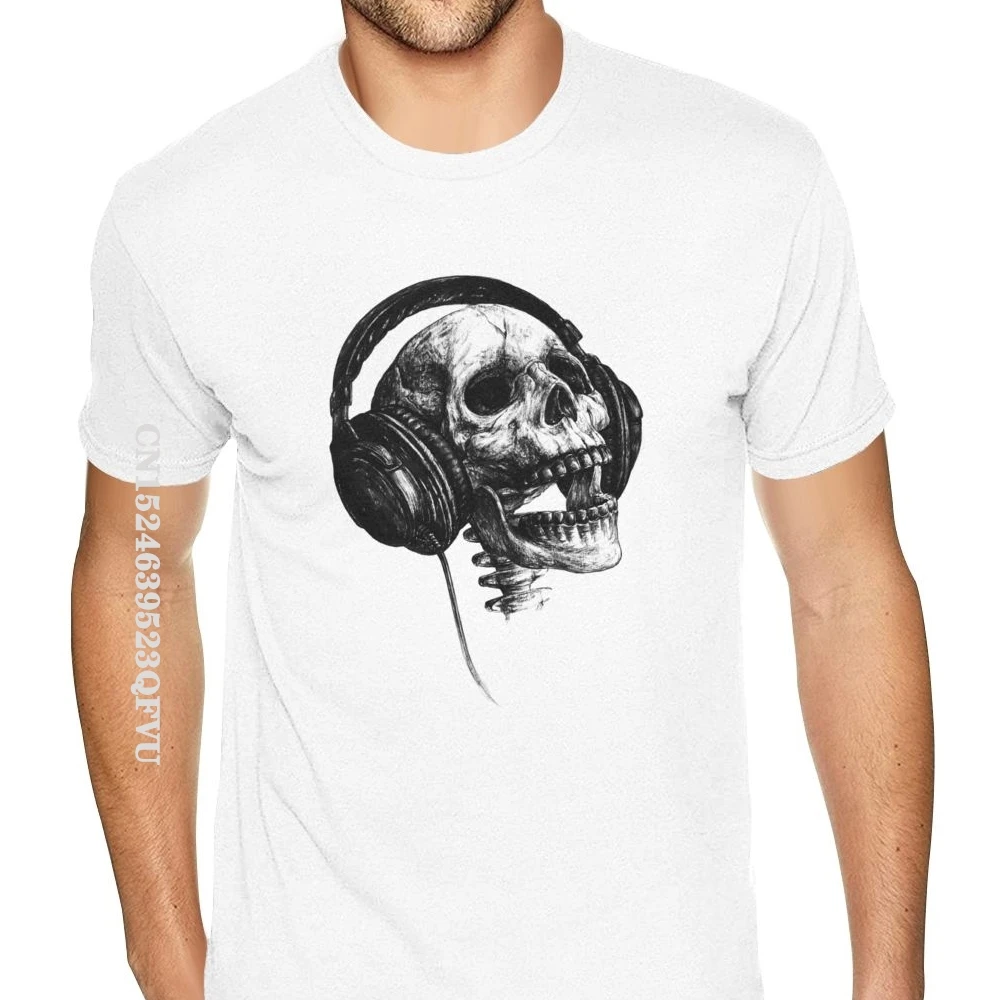 Футболка мужская оверсайз хлопковая тенниска в готическом стиле с изображением