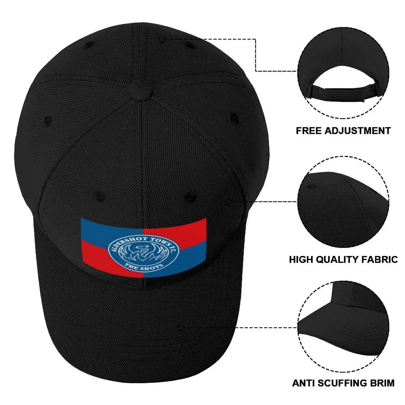 Бейсбольная кепка ALDERSHOT TOWN FC рождественская шляпа бейсбольная с защелкой на