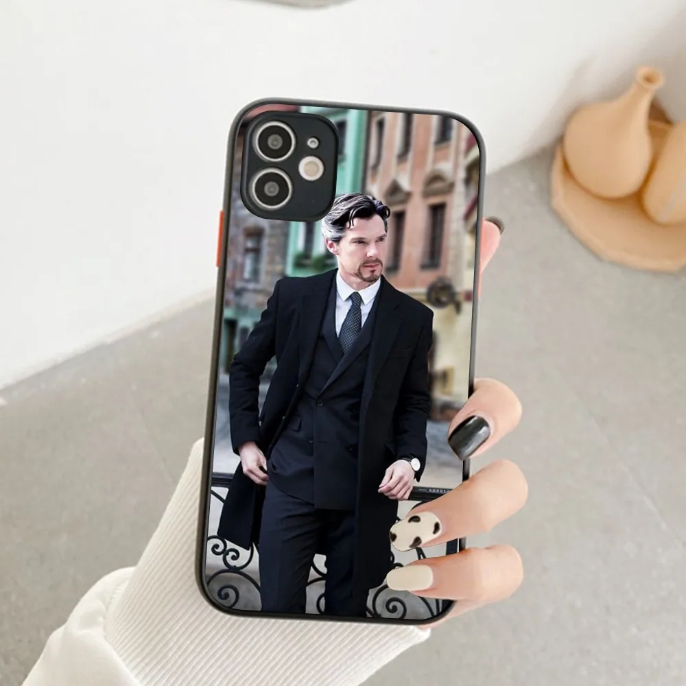 Чехол для телефона B-Benedict Cumberbatch IPhone 14 11 12 13 Mini Pro Max 8 7 Plus X XR XS MAX полупрозрачный