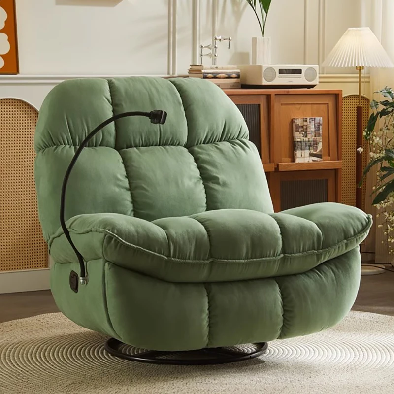 

Одиночные креативные стулья для гостиной, зеленый дизайнерский напольный поворотный стул ожидания, Офисная роскошная мебель для дома