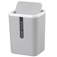 mini small waste bin desktop garbage basket home table plastic office supplies trash can dustbin sundries barrel box