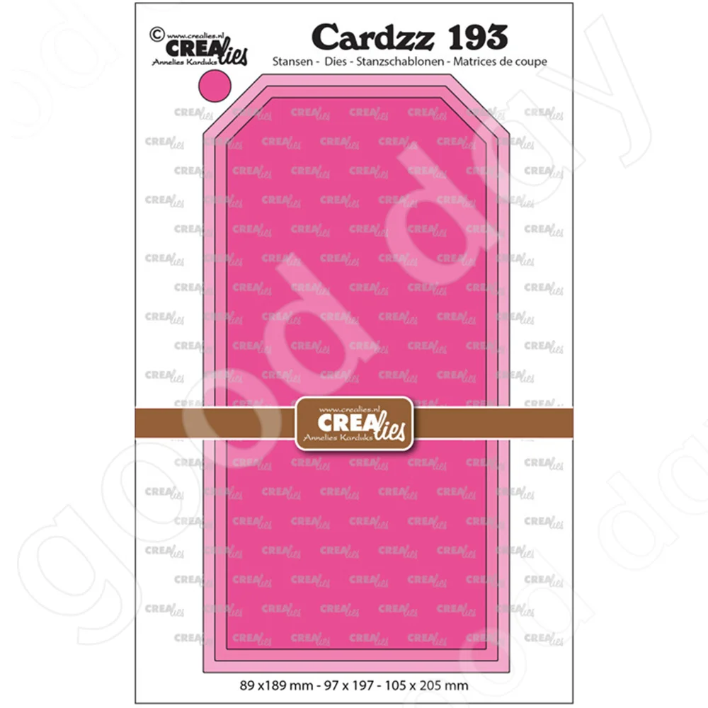 

Slimline Tags Smooth Metal Cutting Dies Scrapbook Diary Decoration Embossing Template Diy Greeting Card Handmade New Arrival
