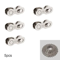5 pairs universal bike chain quick link connector lock set power chain quick release buckle for bicycle missing link