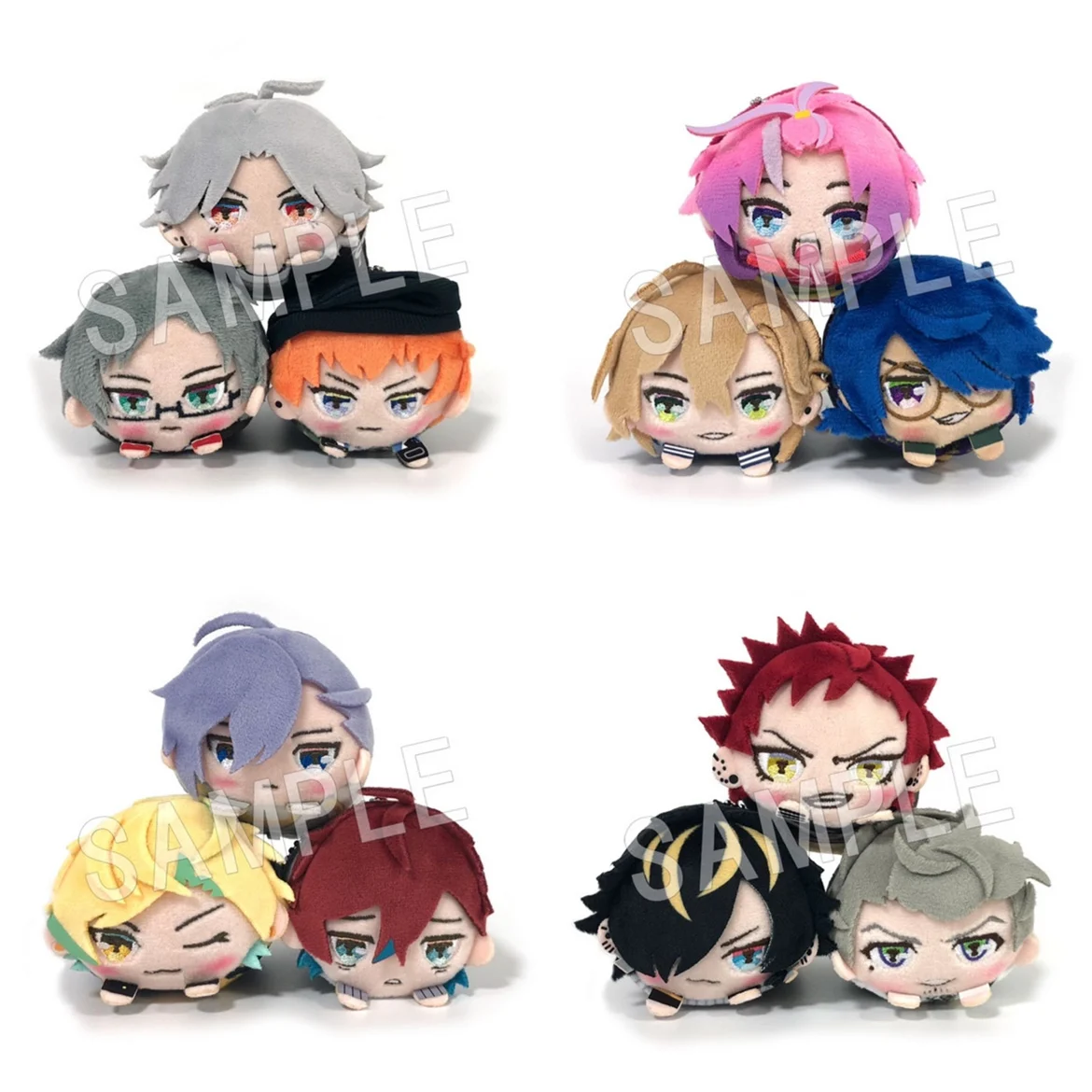 

Hypnosis Mic -Division Rap Battle- Mochi Macot Amemura Ramuda 9 cm Kawaii Saburo Yamada Mister Hardcore Jakurai Plush Dolls Toys