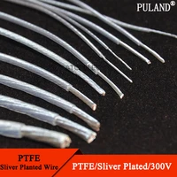5m silver plated fep wire high purity ofc copper cable hifi audio speaker headphone diy 101113141518202224262830 awg