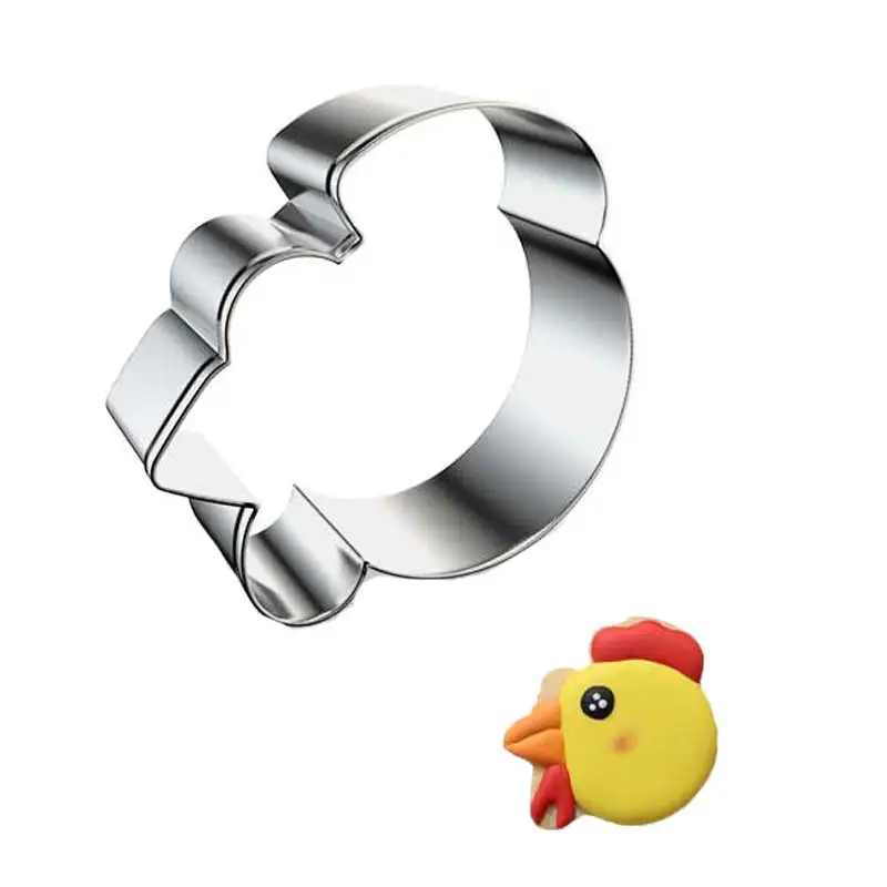 

Biscuit Cookie Mold Easter 3D Cookie Cutter DIY Baking Decor Pastry Modelling Tools Metal Sandwich Cutter Easter eggs bunny