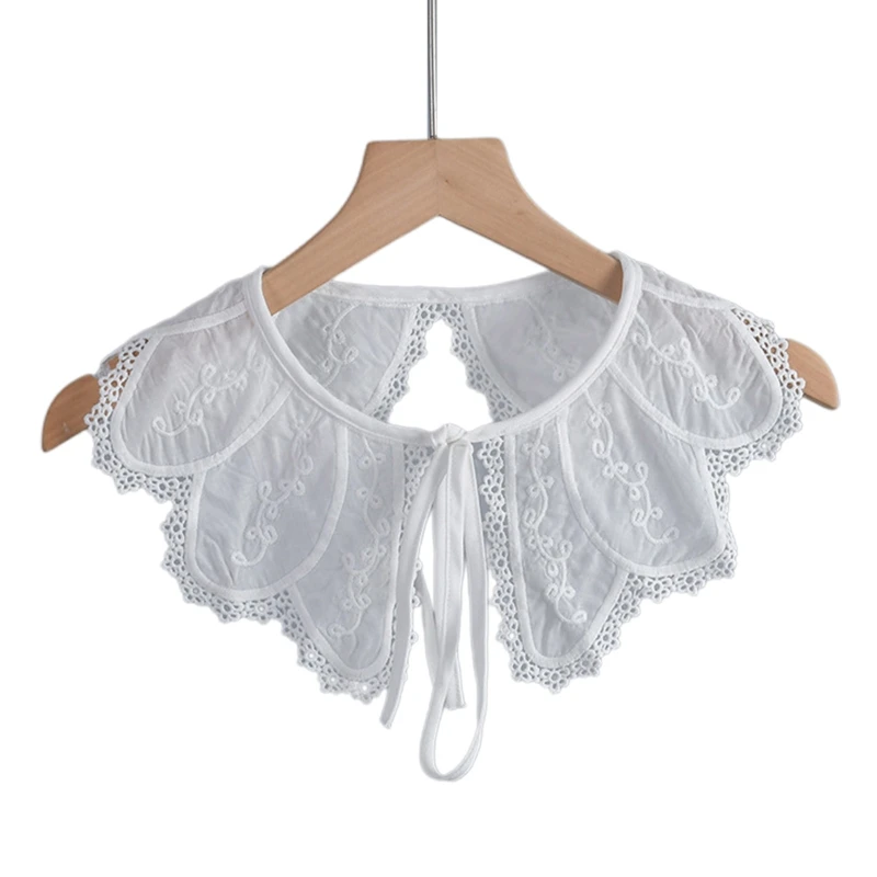 

HXBA Embroidery Collar False Collar Dickey Collar Neckline Detachable Collar