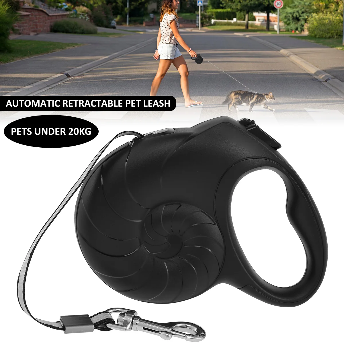 

Retractable Dog Leash16ft Portable Dog Walking Leash with Ergonomic Handle One-Button Operation Dog Leash Heavy-Duty Reusable